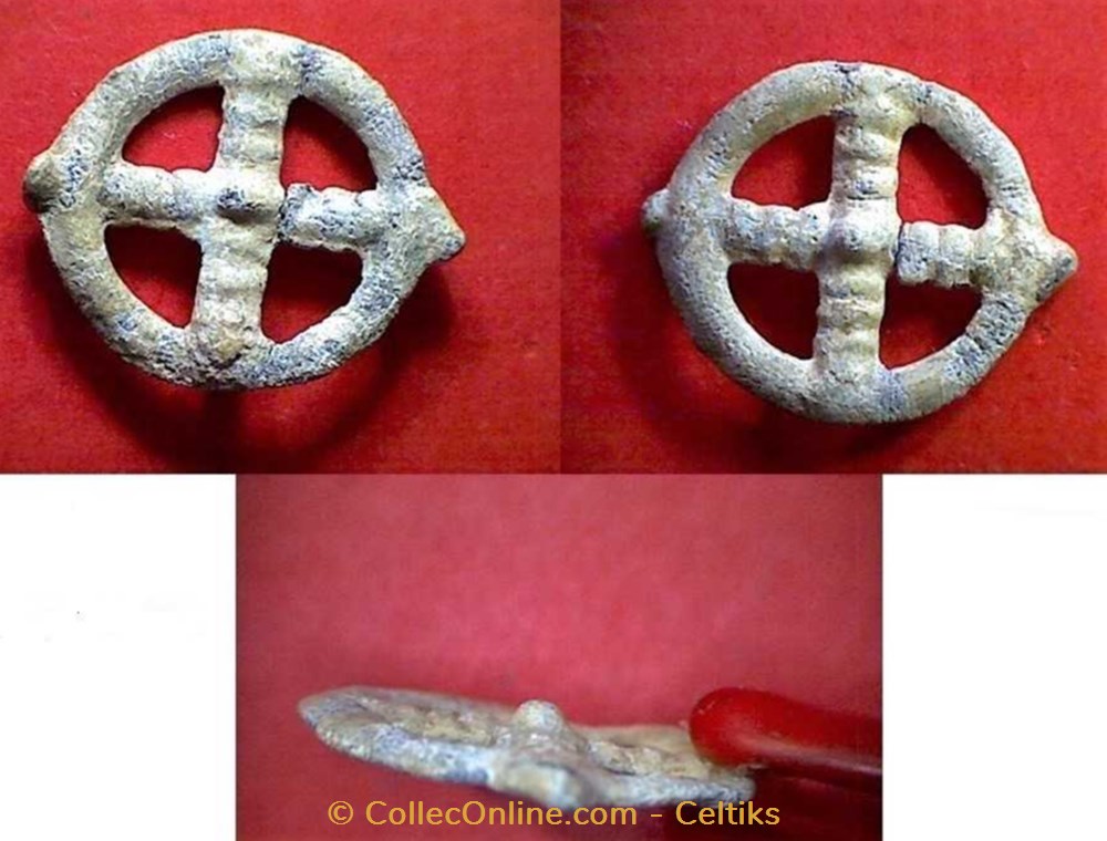 art antiquites archeologie europe rouelle plomb b