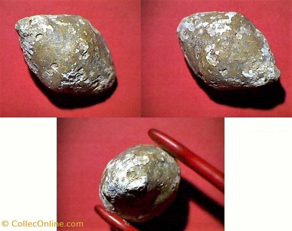 balle de fronde art antiquites archeologie europe balle de fronde