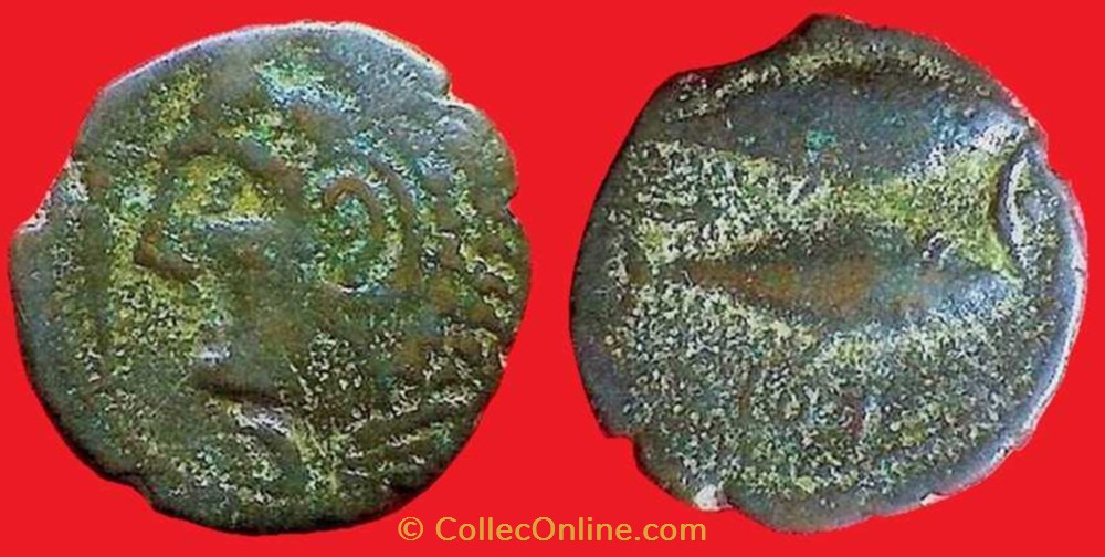 monnaies antiques celtes gades semis a la tete de melqart et aux thons