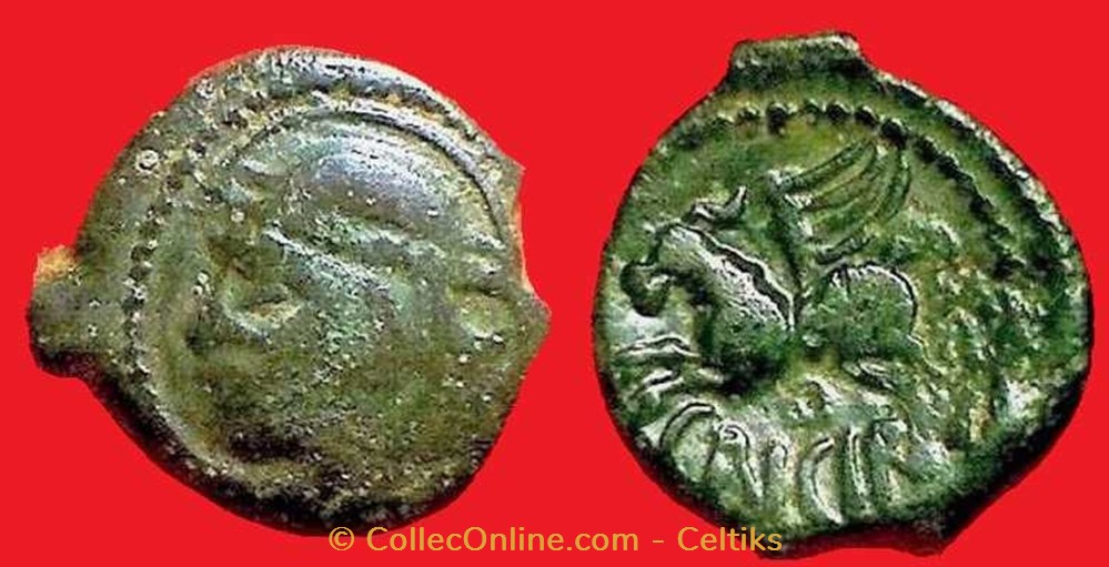 bronze CRICIR type 2 monnaies antiques a celtes bronze cricir type 2