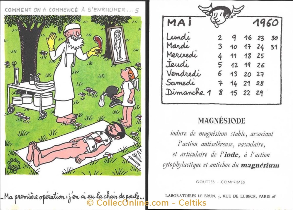 laboratoire LE BRUN 1960 - JEAN EFFEL b science pharmacie laboratoire le brun 1960 jean effel b