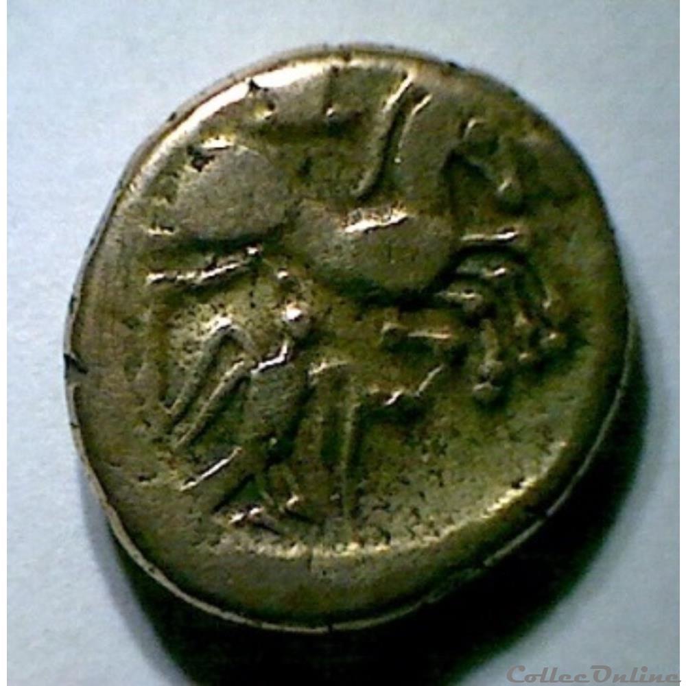série 1070 DT 3400 statère aux chevaux et à l'aurige monnaie antique gauloise serie 1070 dt 3400 statere aux chevaux et a aurige
