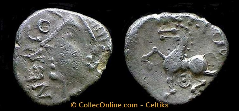 denier NERCOD monnaies antiques a celtes denier nercod