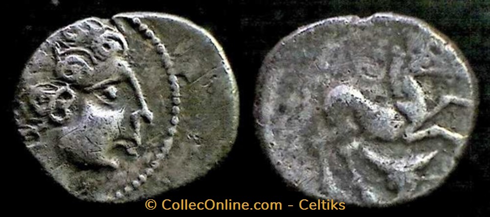 drachme au bucrane monnaies antiques celtes drachme au bucrane