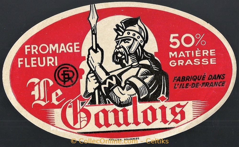 documents anciens etiquettes fromage le gaulois