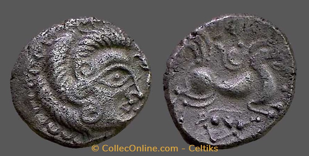 monnaies antiques celtes statere de billon classe 2