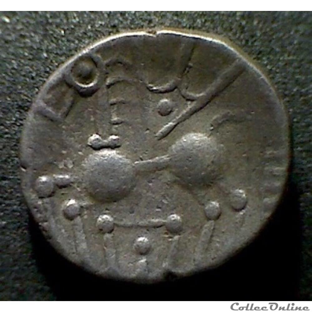 drachme au cheval monnaie antique gauloise drachme au cheval