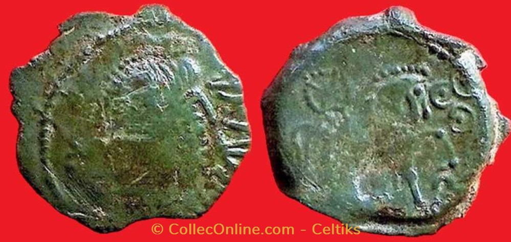 bronze ROVECA - classe 5 monnaies antiques celtes bronze roveca classe 5