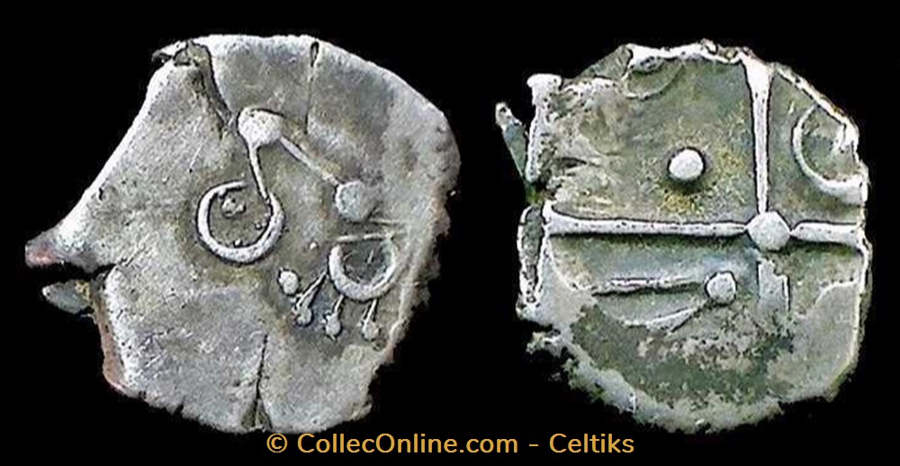 drachme à la tête triangulaire monnaies antiques celtes drachme a la tete triangulaire