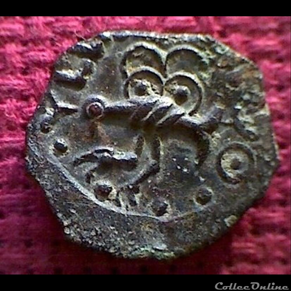 monnaie antique gauloise oiseau