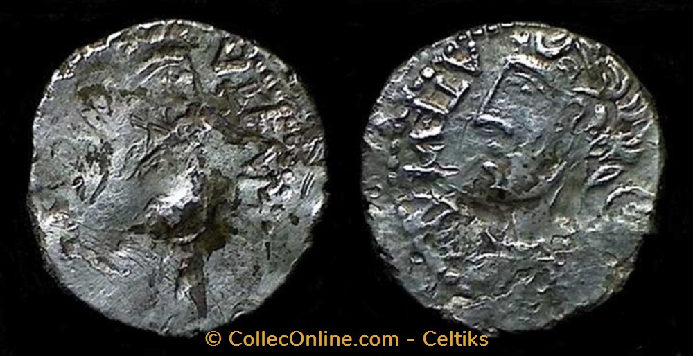 denier ATEVLA / VLATOS a monnaies antiques celtes denier atevla vlatos a