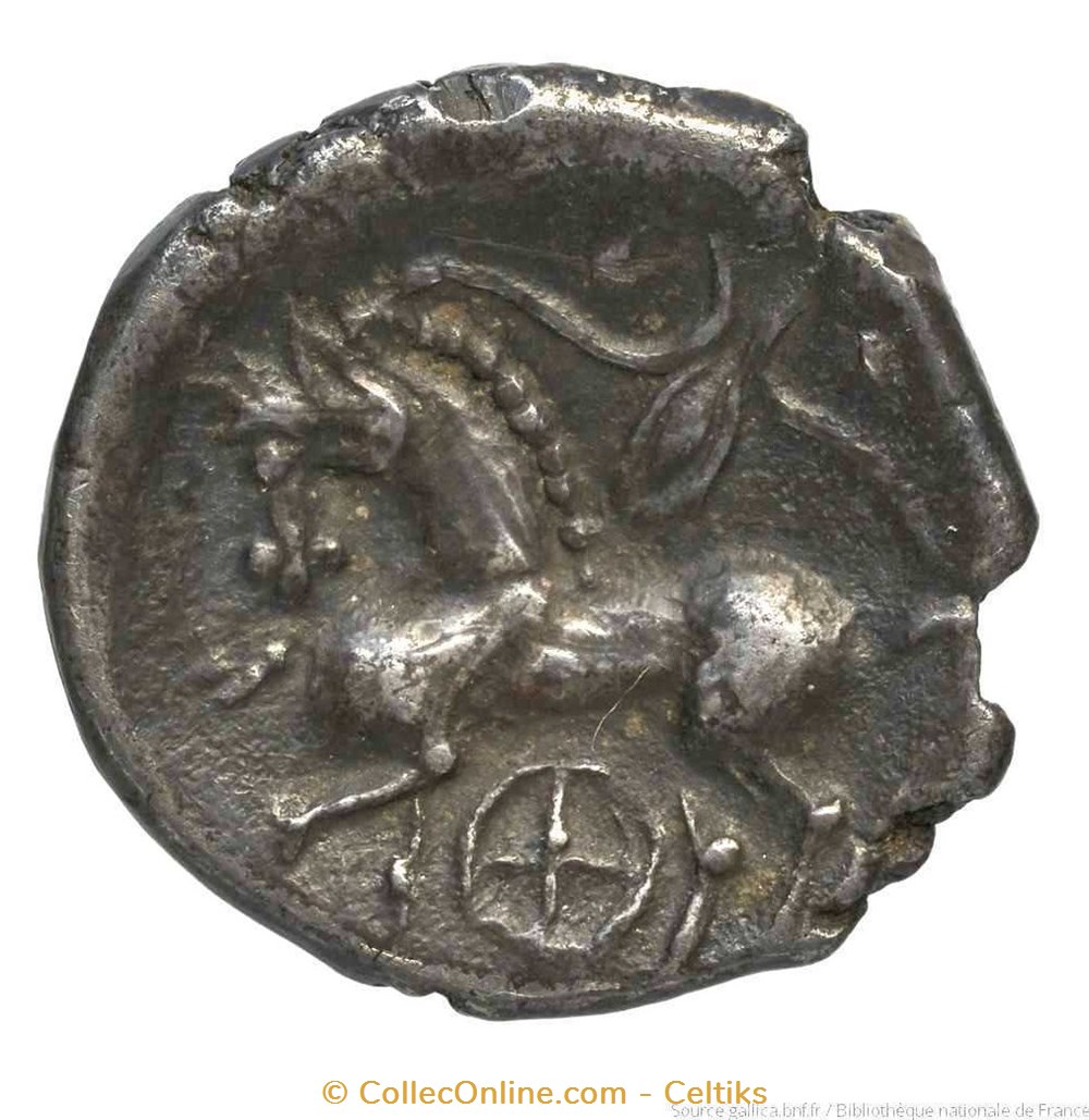 drachme au fleuron et à la rouelle 3 monnaies antiques celtes drachme au fleuron et a la rouelle
