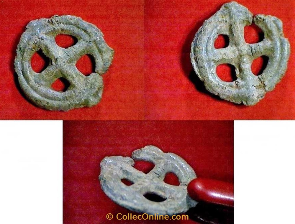 art antiquites archeologie europe rouelle plomb c