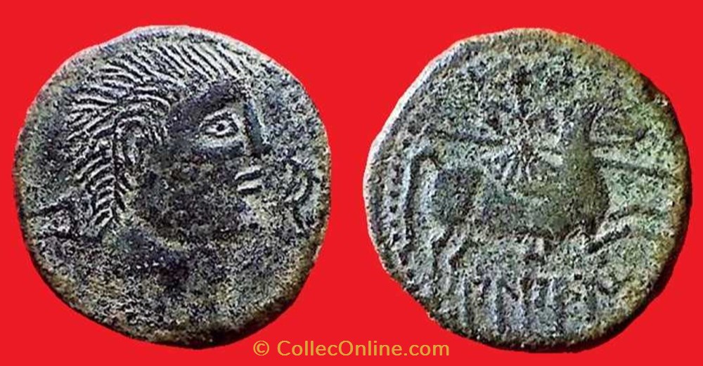 monnaies antiques celtes bilbilis bronze au cavalier