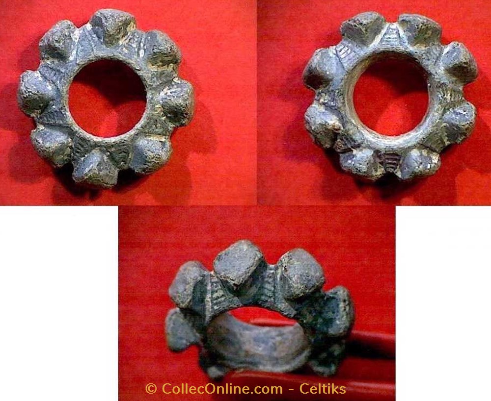 art antiquites archeologie europe fusaiole avec motif