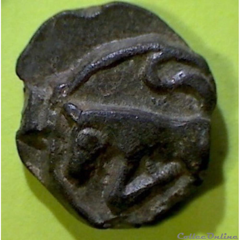 série 1139 potin à la tête diabolique monnaie antique gauloise serie 1139 potin a la tete diabolique