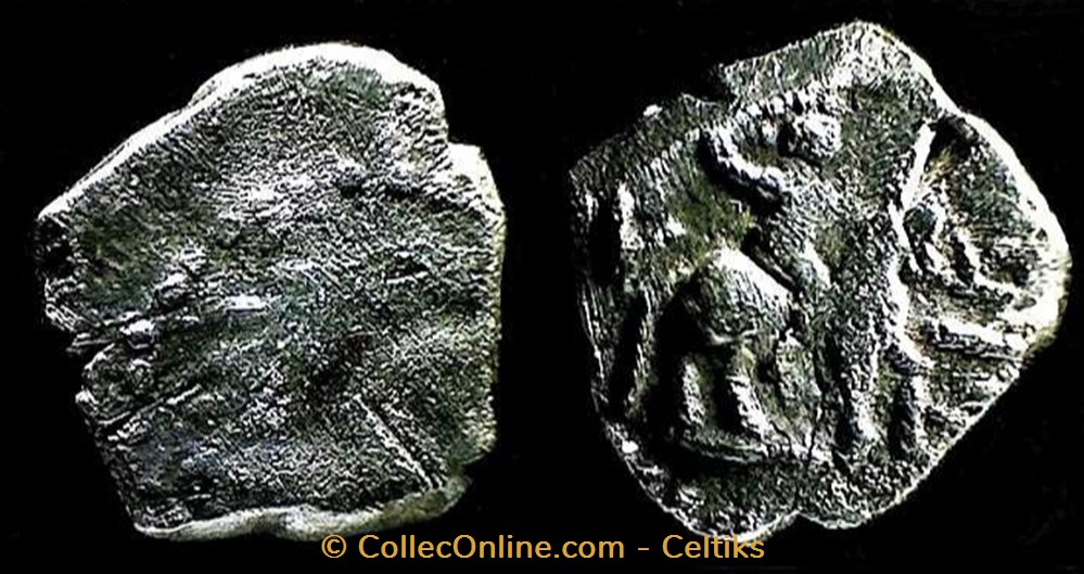 drachme au cavalier à droite monnaies antiques celtes drachme au cavalier a droite