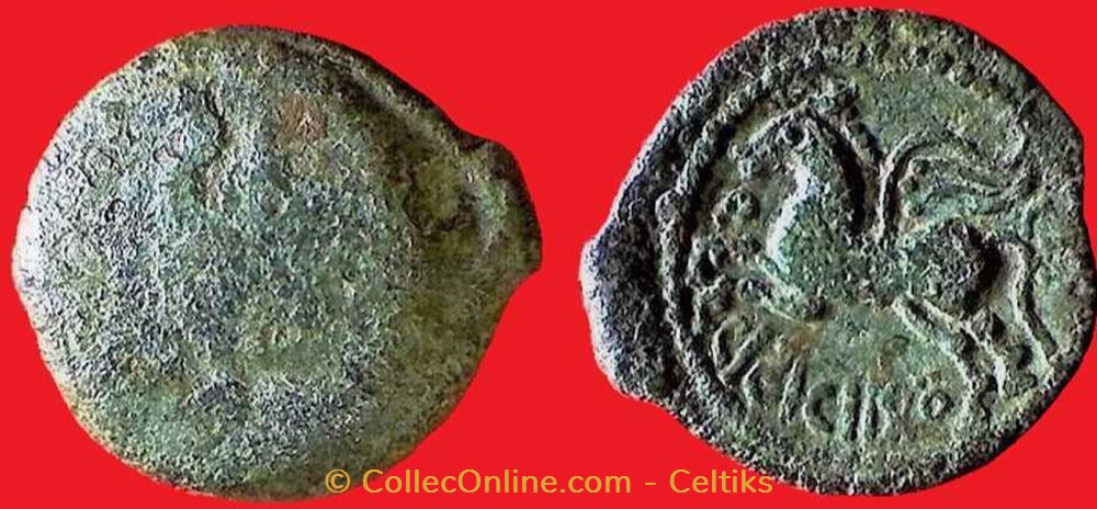 bronze CRICIRONIS type 2 monnaies antiques a celtes bronze cricironis type 2