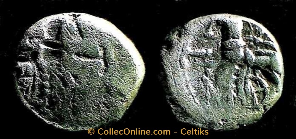 monnaie antique av jc ap gauloise incus denier kaletedoy