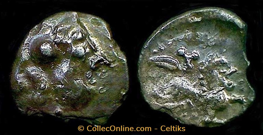minimi à la tête casquée monnaies antiques celtes minimi a la tete casquee