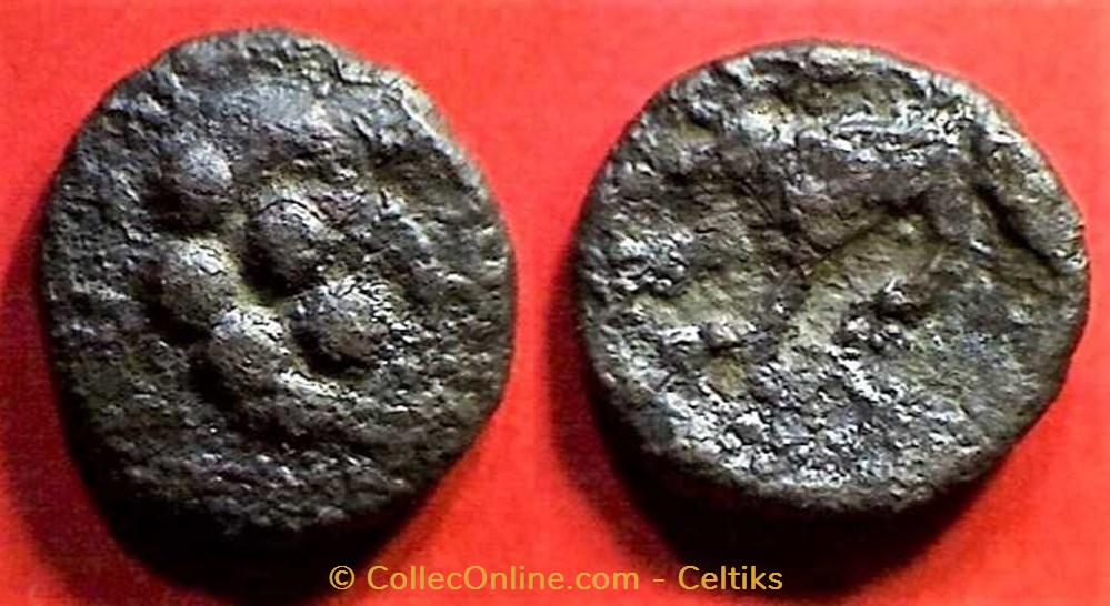 drachme au loup monnaie antique av jc ap gauloise drachme au loup