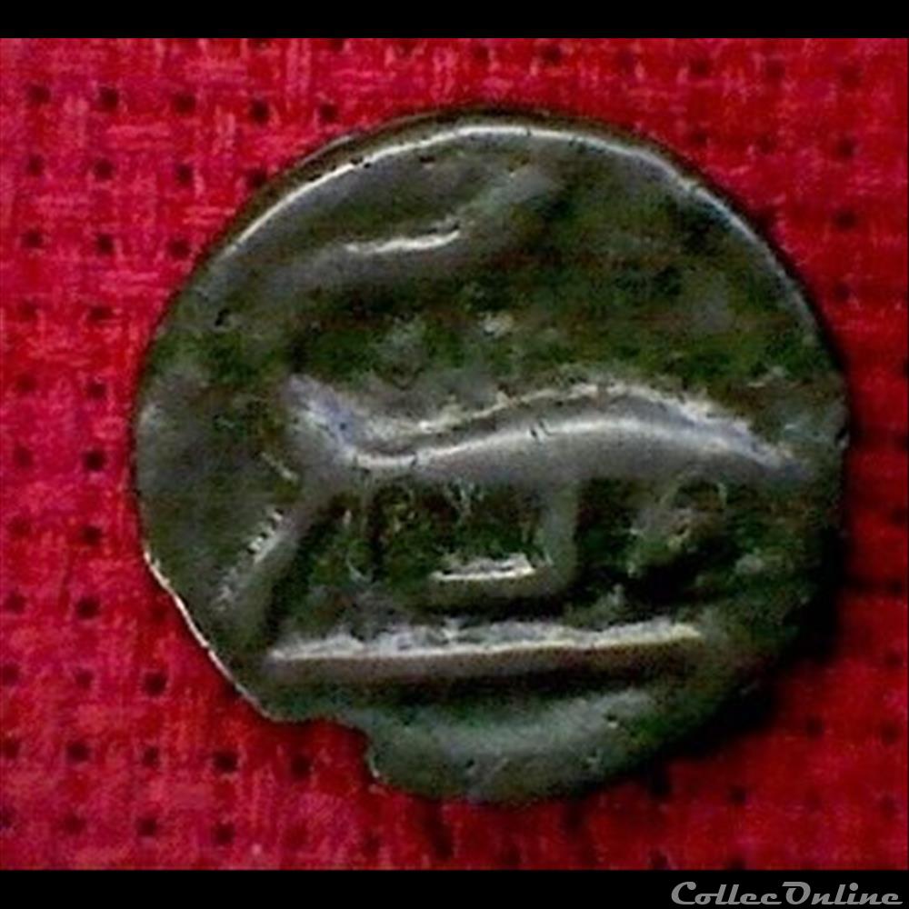 taureau monnaie antique gauloise taureau