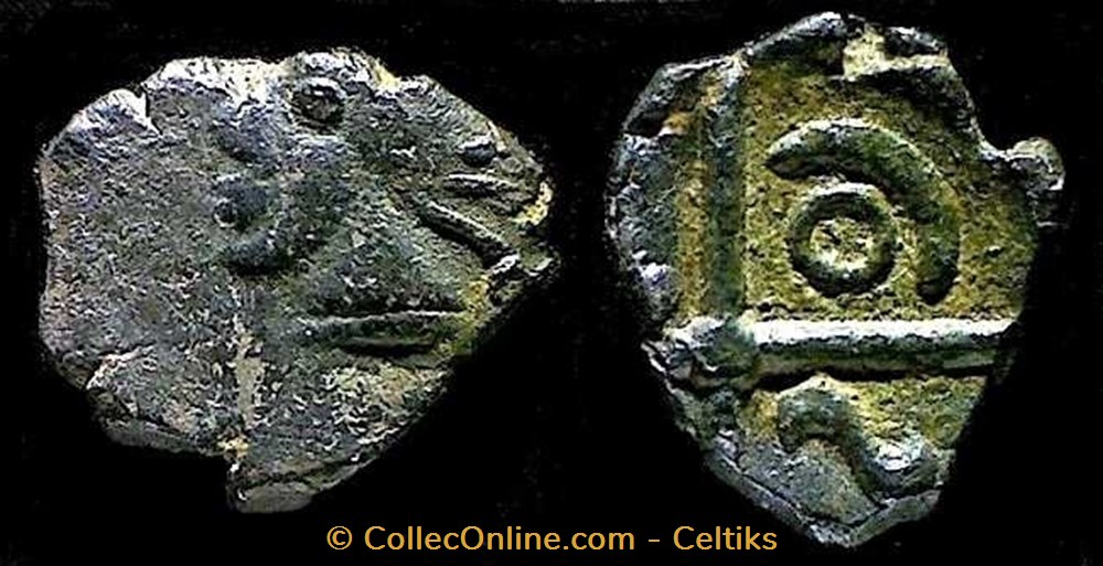 drachme à la tête négroïde monnaies antiques celtes drachme a la tete negroide