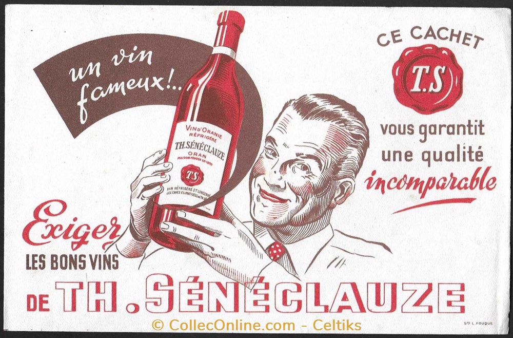 buvard - alcool objets publicitaires buvards buvard alcool