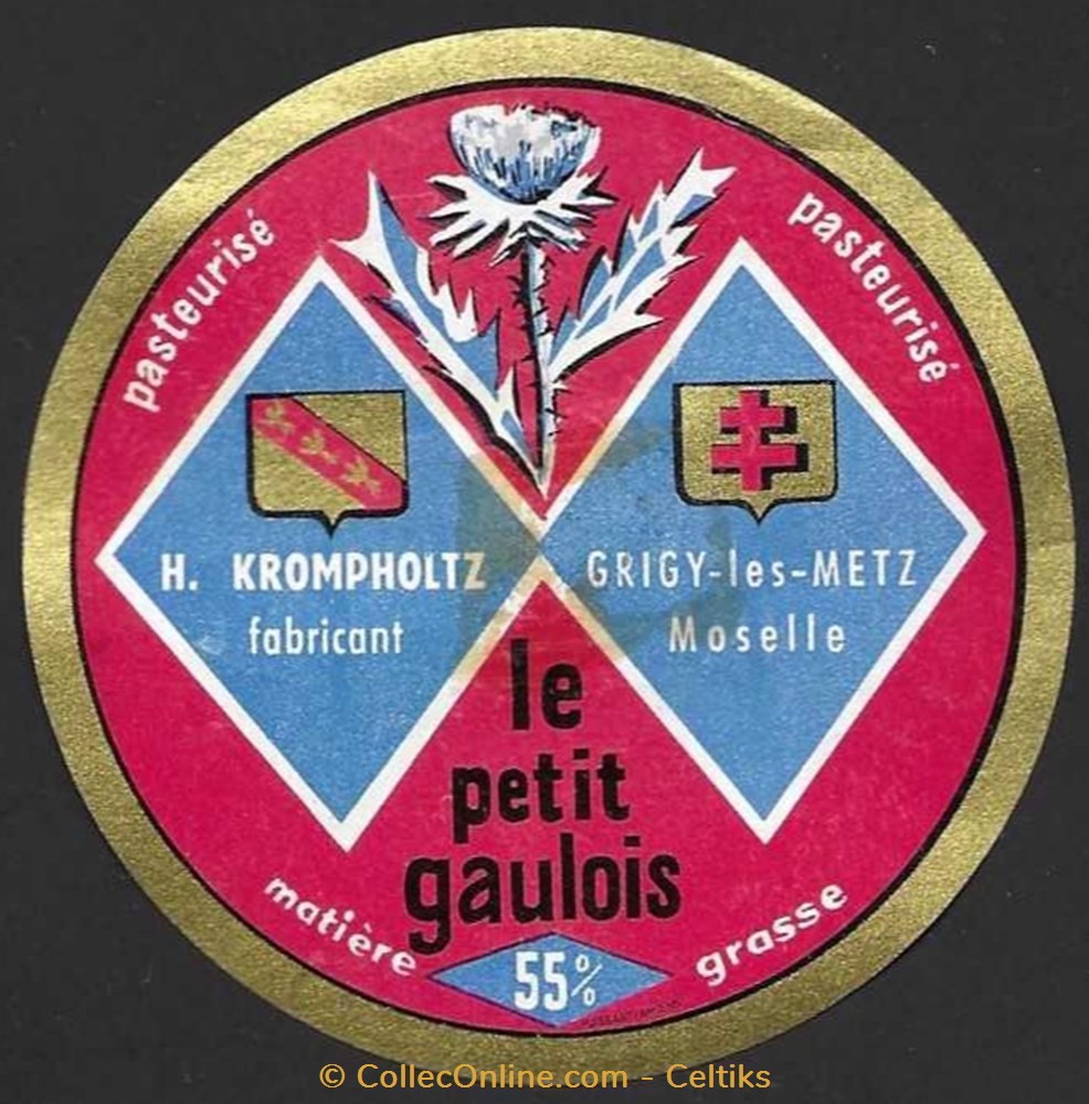 FROMAGE - " le petit gaulois " vieux papiers etiquettes fromage le petit gaulois