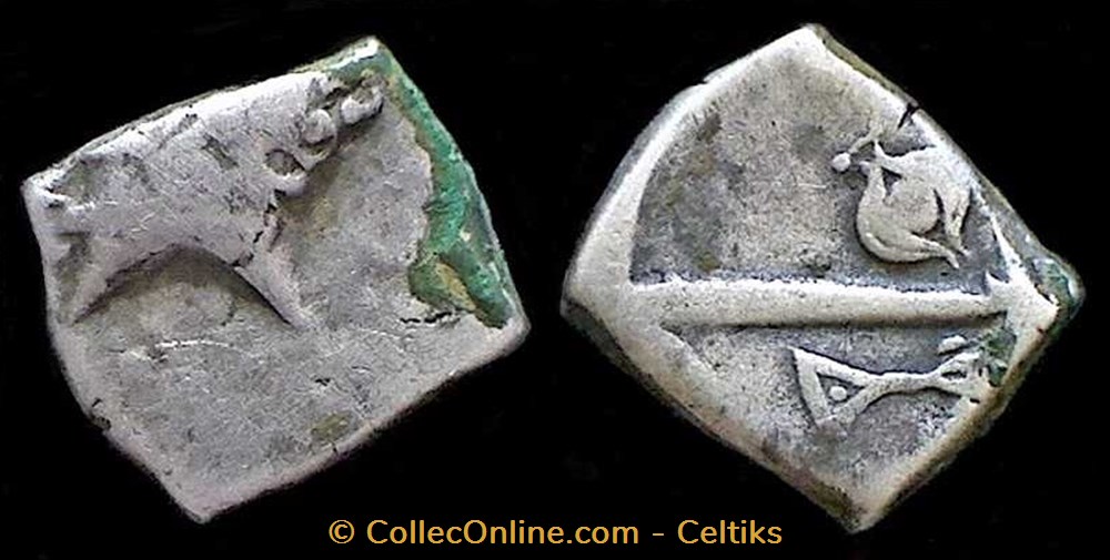 drachme au style flamboyant monnaies antiques celtes drachme au style flamboyant