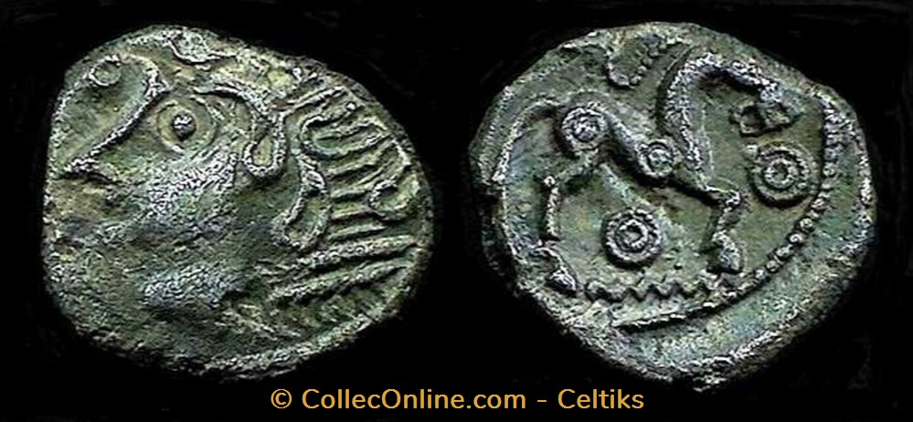 denier au cheval monnaies antiques celtes denier au cheval