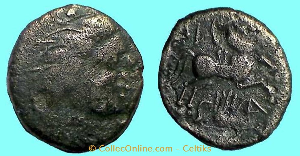statère d'électrum à la main S / A monnaies antiques celtes statere electrum a la main s a
