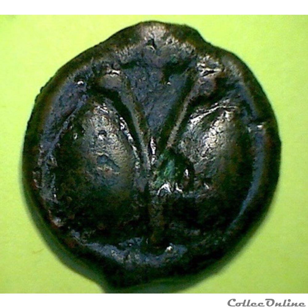 DT 692 potin à l'Y ( incertains PARISII ) monnaie antique gauloise dt 692 potin a y incertains parisii