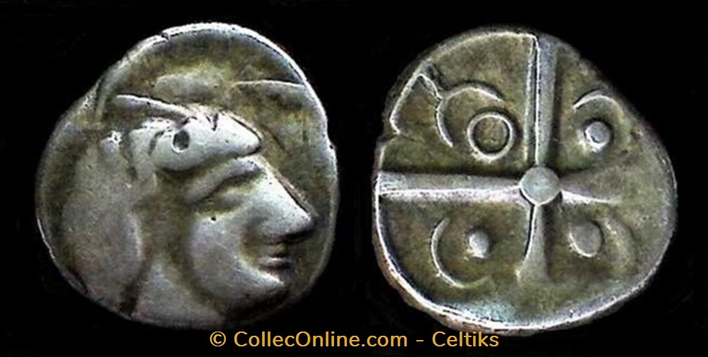 drachme au style flamboyant monnaies antiques celtes drachme au style flamboyant