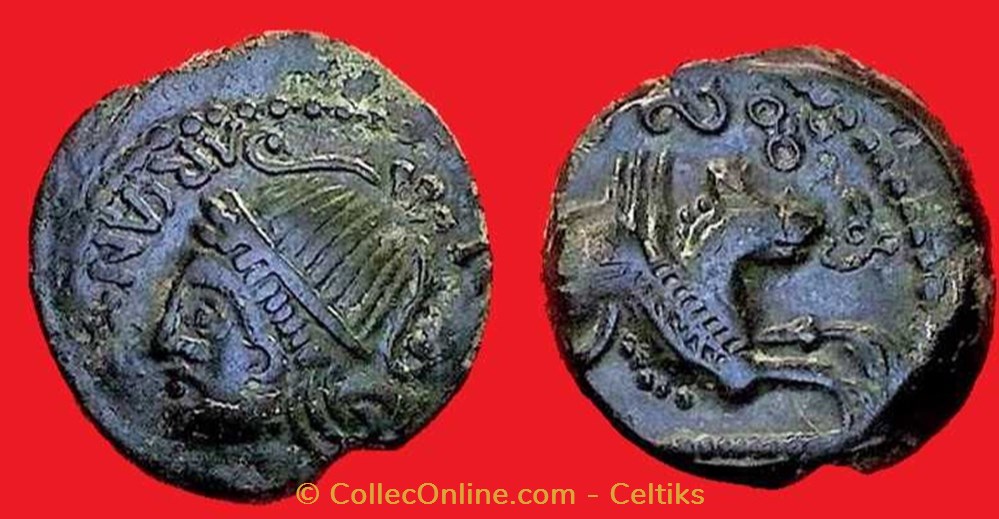 bronze ROVECA - classe 1 a monnaies antiques celtes bronze roveca classe 1 a