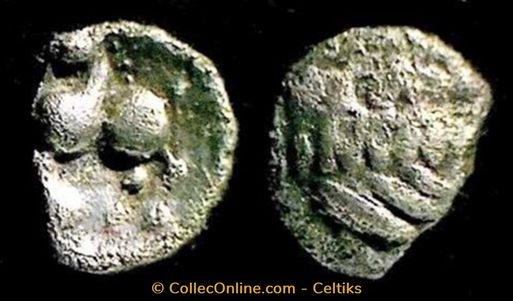 monnaies antiques celtes danube obole type karstein
