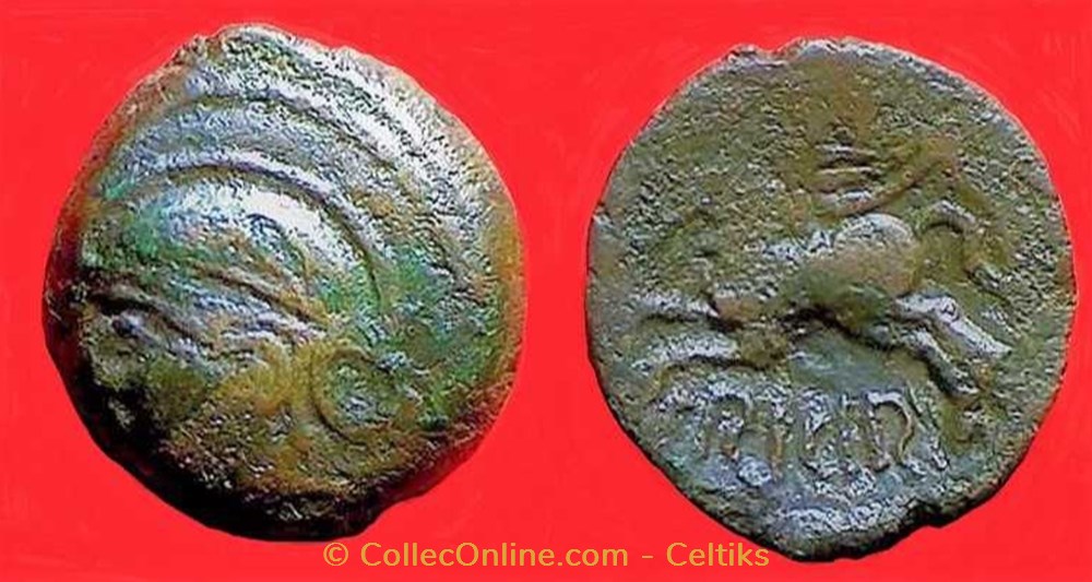 bronze CRICIR type 1 monnaies antiques a celtes bronze cricir type 1