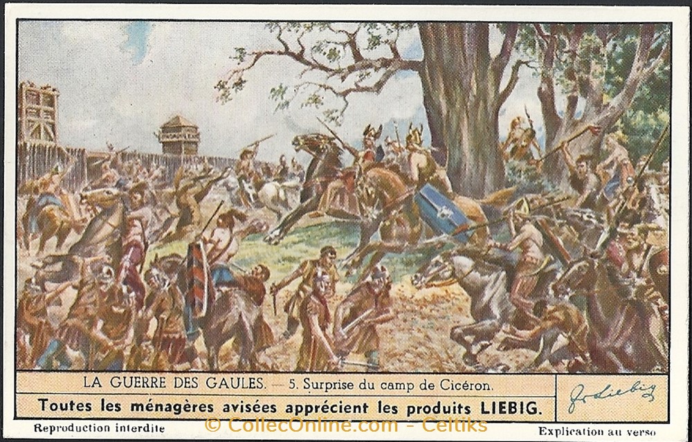 chromo - LIEBIG b5 vieux papier image chromo liebig b5