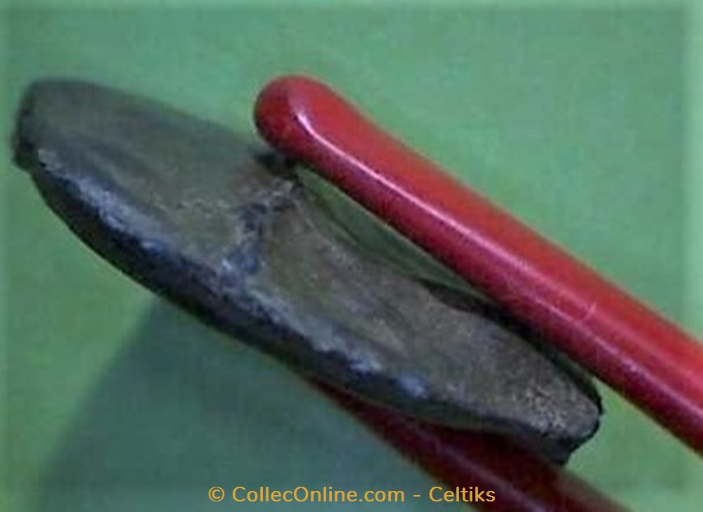 potin à la tête d'indien monnaies antiques celtes potin a la tete indien
