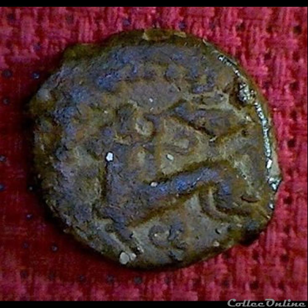monnaie antique gauloise cervide