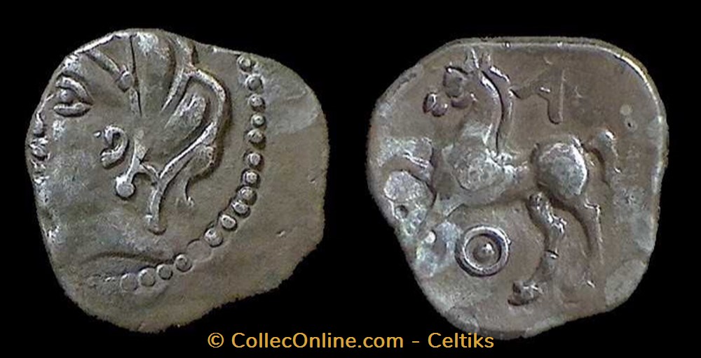 monnaies antiques av jc ap celtes denier a a et a annelet pointe