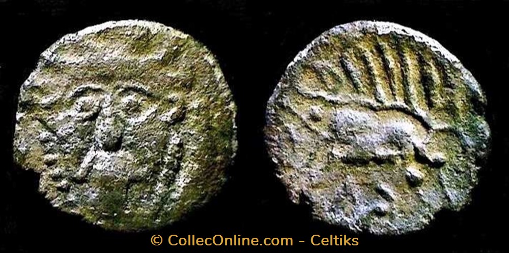 obole du pont de la chaloire monnaie antique av jc ap gauloise obole du pont de la chaloire