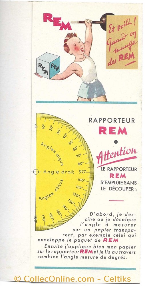 protège cahier - biscuit REM 4 objets publicitaires cahiers protege cahier biscuit rem