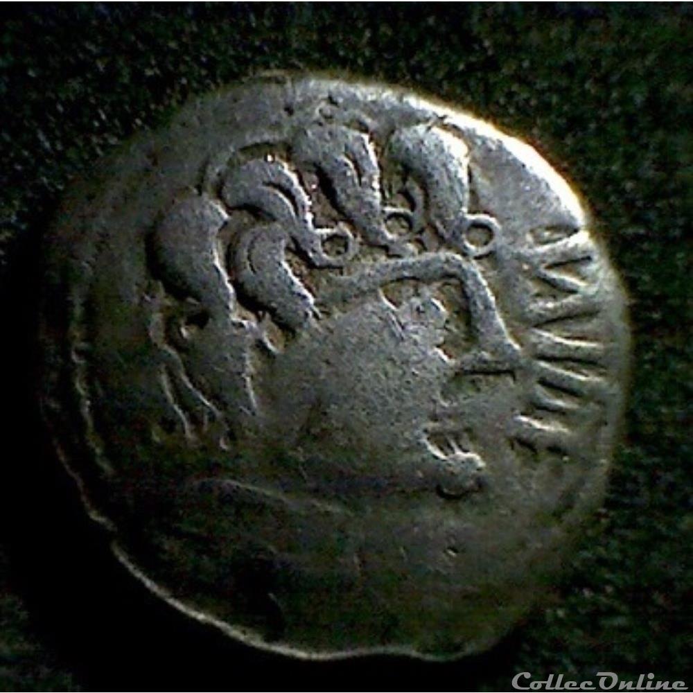 série 34 DT 207 denier au cheval NIDE . AABPOAIIOC monnaie antique gauloise serie 34 dt 207 denier au cheval nide aabpoaiioc