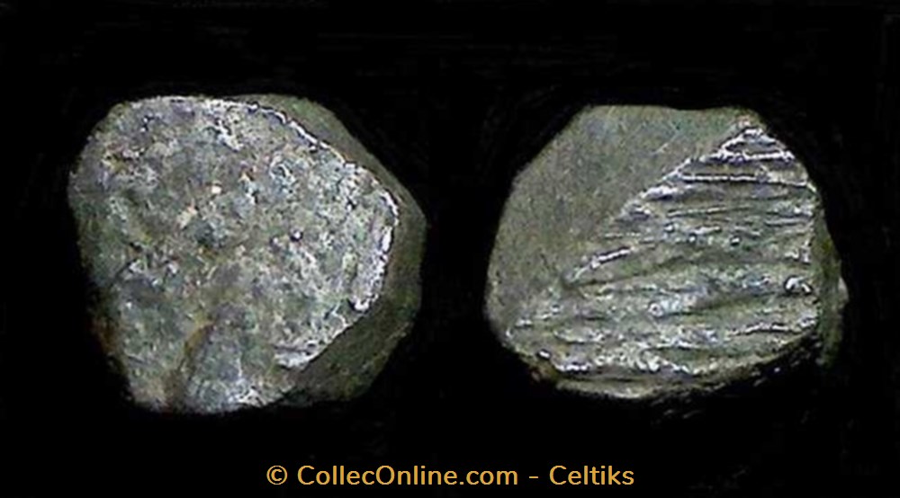 flan d'argent monnaie antique av jc ap gauloise flan argent