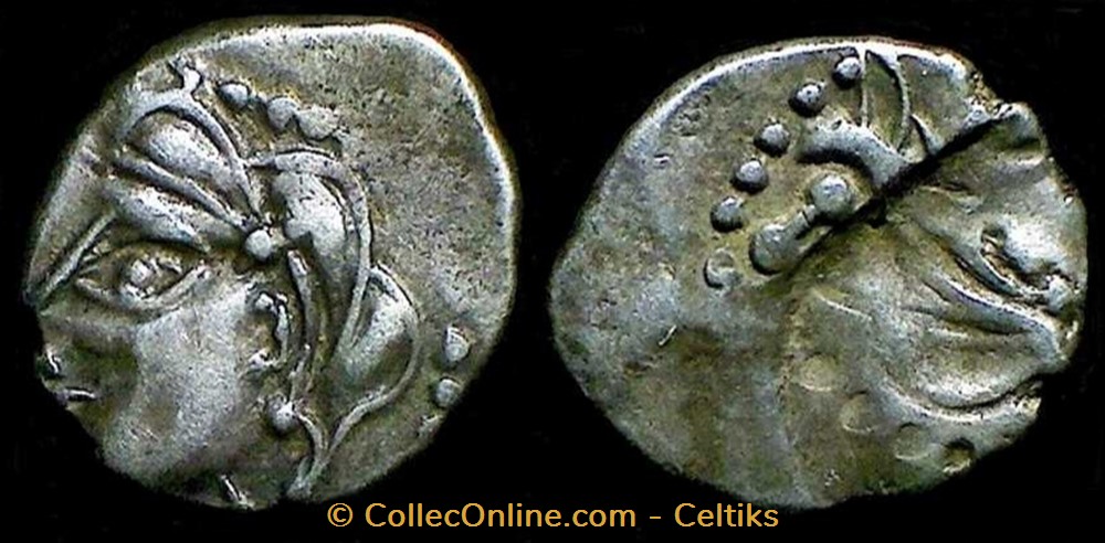 denier au cheval monnaies antiques celtes denier au cheval