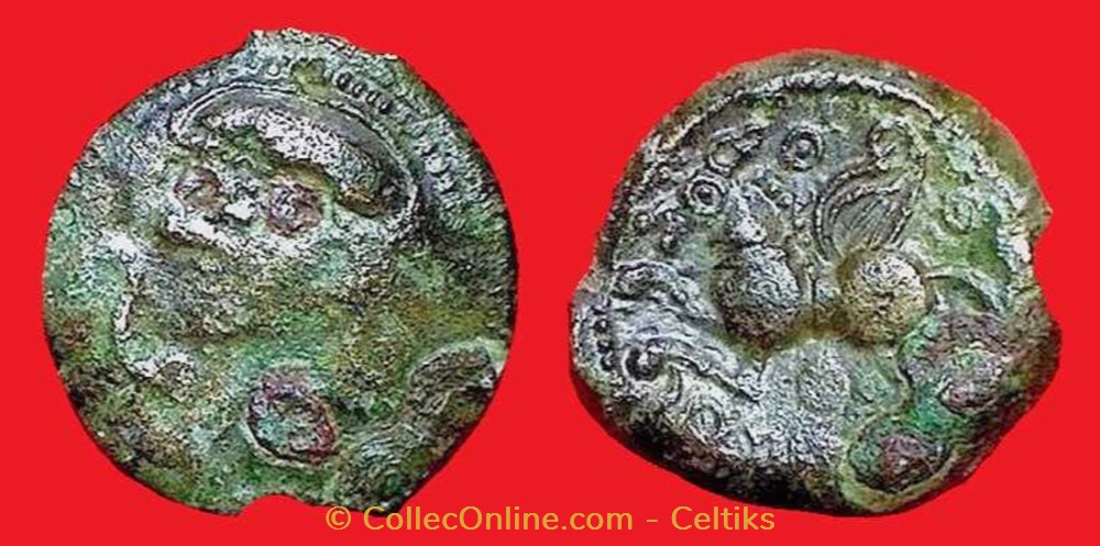 bronze CRICIRV à l'esse monnaies antiques celtes bronze cricirv a esse