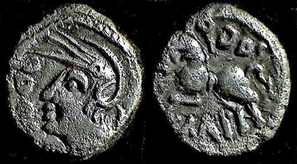 monnaies antiques celtes denier q doci samf type 1