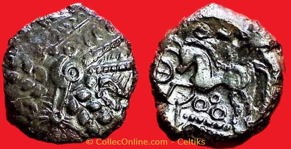 bronze composite au cheval monnaies antiques celtes bronze composite au cheval