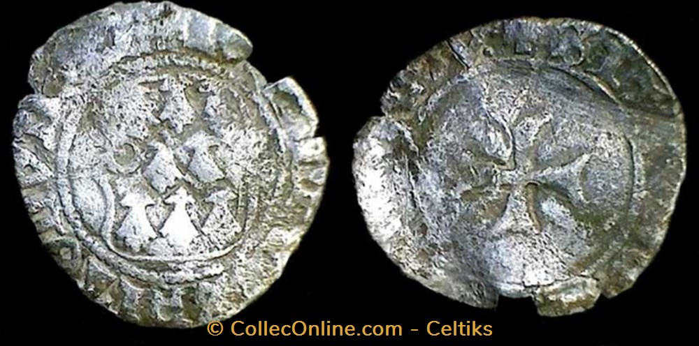 monnaies europe medievale france feodales bretagne jean v